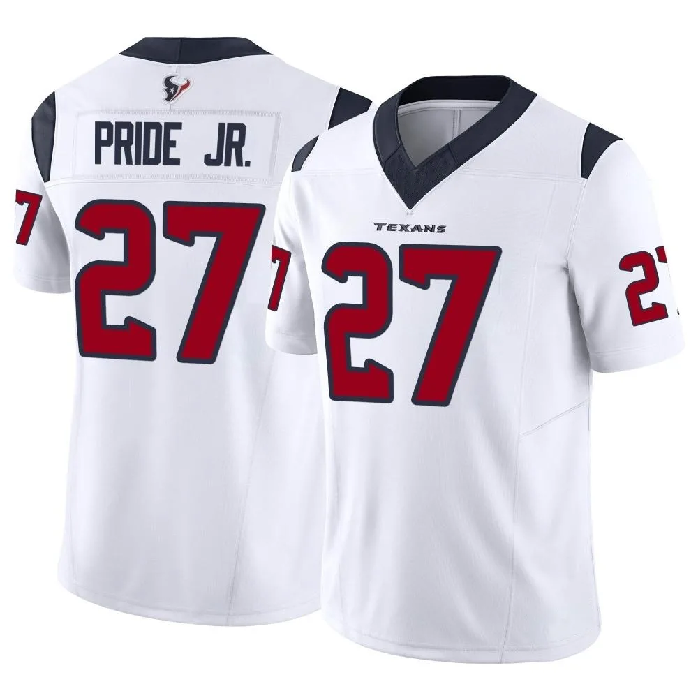 Men's Houston Texans Troy Pride Jr. Nike Vapor F.U.S.E. Limited White Jersey Men's Houston Texans Troy Pride Jr. Nike Vapor F.U.S.E. Limited White Jersey