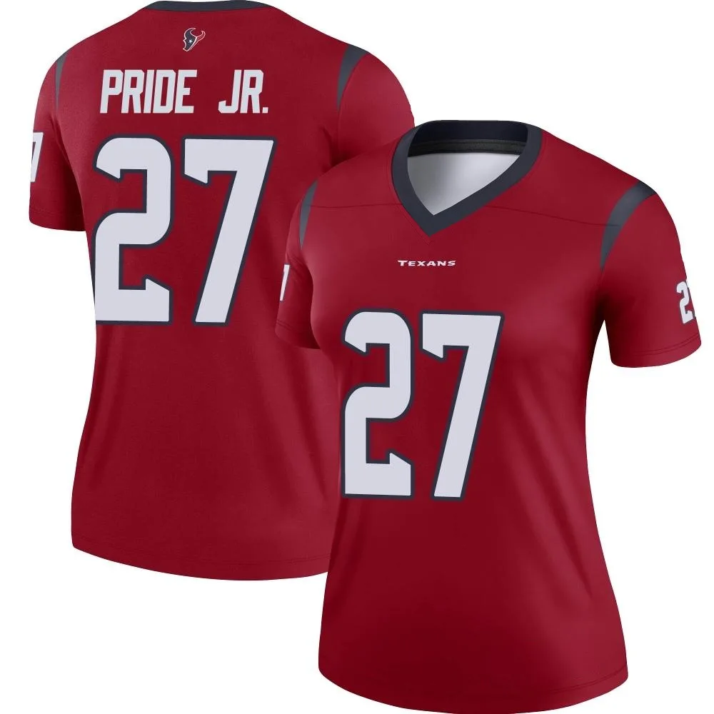 Women's Houston Texans Troy Pride Jr. Nike Legend Red Jersey Women's Houston Texans Troy Pride Jr. Nike Legend Red Jersey