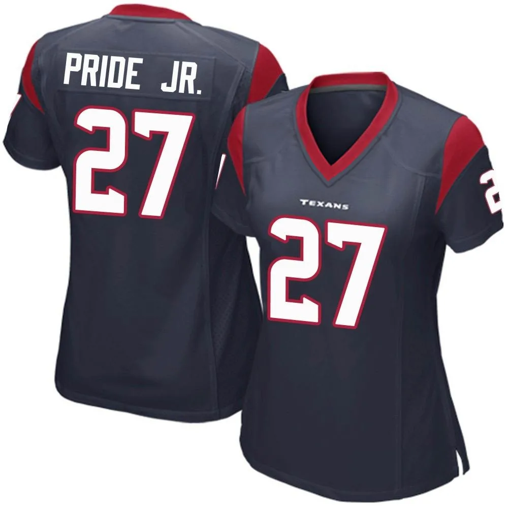 Women's Houston Texans Troy Pride Jr. Nike Team Color Game Navy Blue Jersey Women's Houston Texans Troy Pride Jr. Nike Team Color Game Navy Blue Jersey
