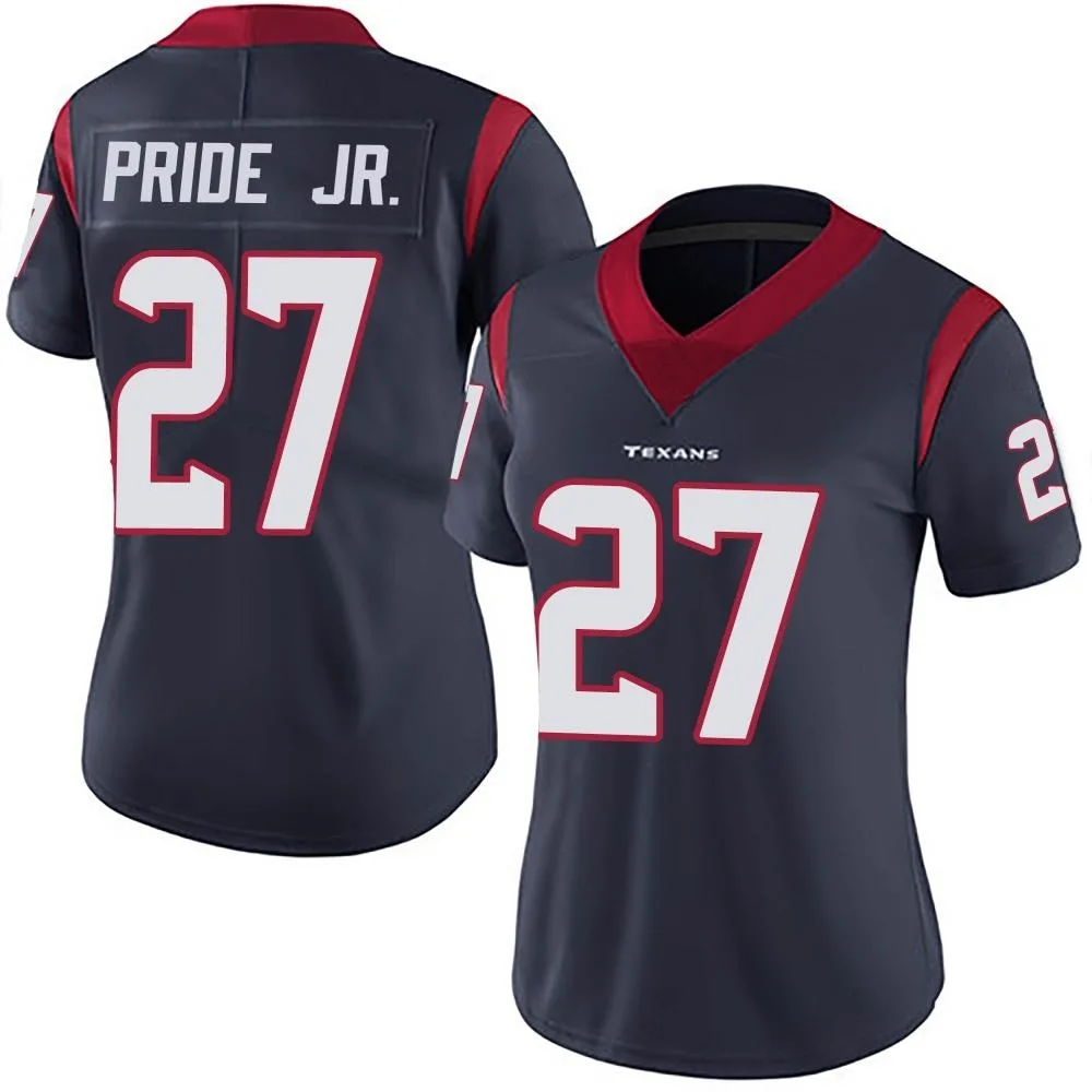Women's Houston Texans Troy Pride Jr. Nike Team Color Vapor Untouchable Limited Navy Blue Jersey Women's Houston Texans Troy Pride Jr. Nike Team Color Vapor Untouchable Limited Navy Blue Jersey