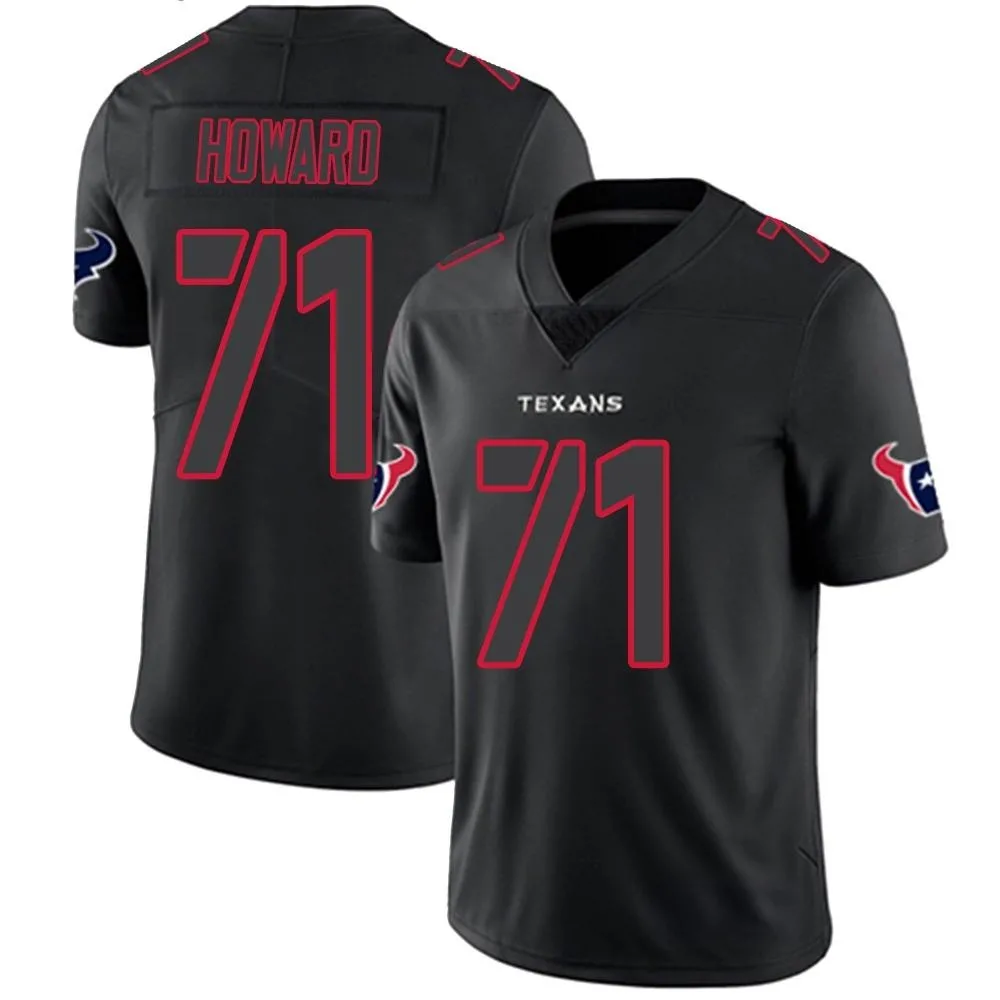 Men's Houston Texans Tytus Howard Nike Limited Black Impact Jersey Men's Houston Texans Tytus Howard Nike Limited Black Impact Jersey