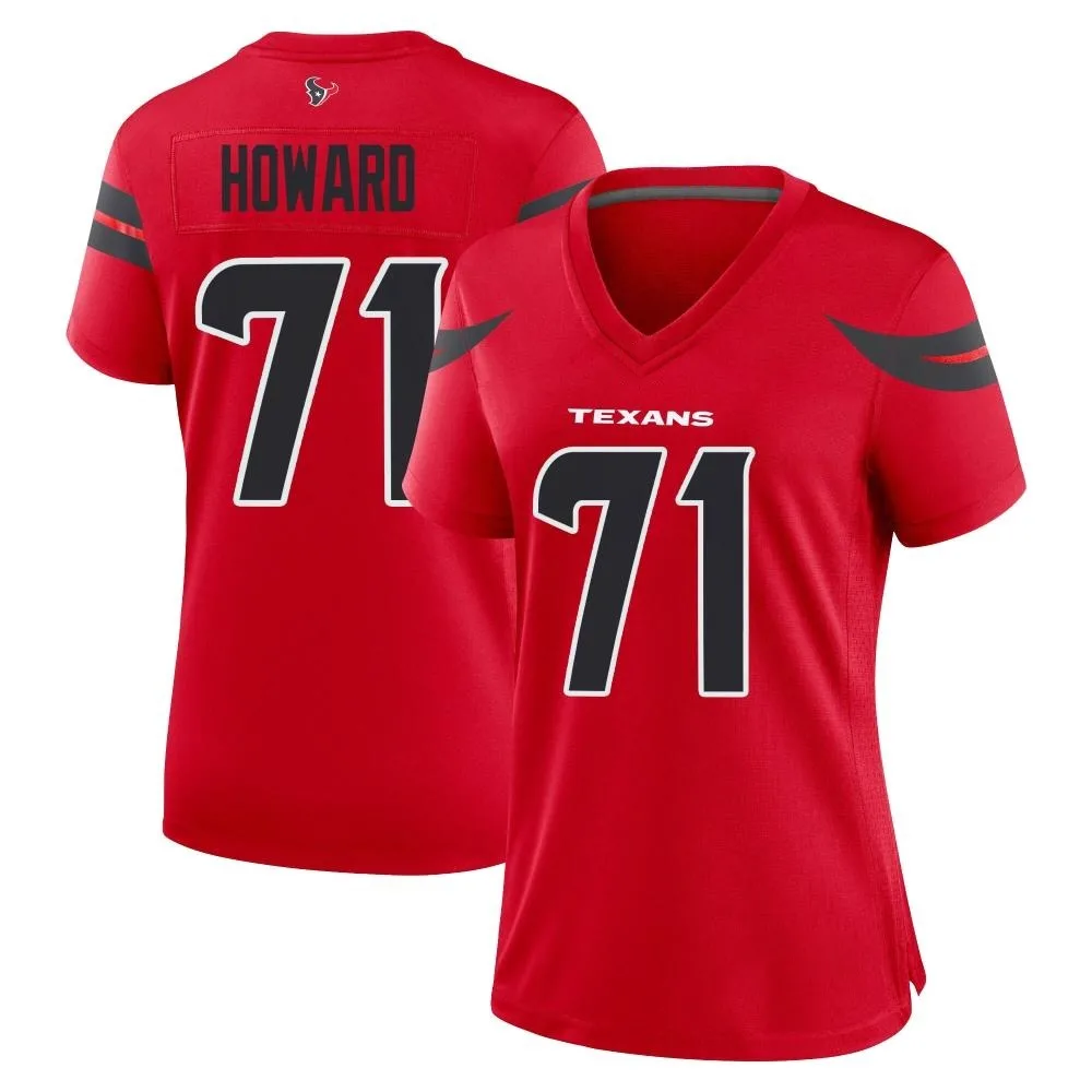 Women's Houston Texans Tytus Howard Nike Alternate Game Red Jersey Women's Houston Texans Tytus Howard Nike Alternate Game Red Jersey