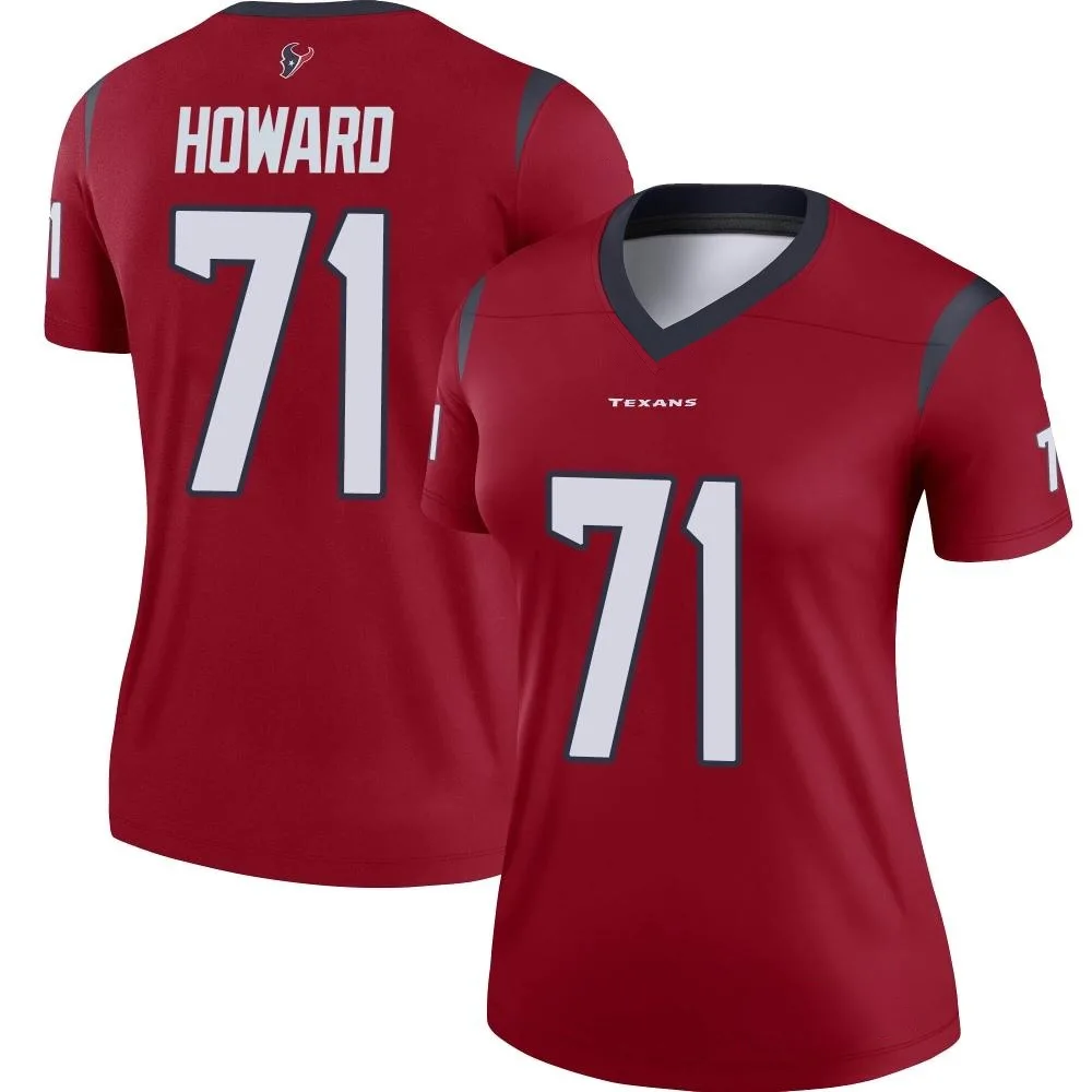 Women's Houston Texans Tytus Howard Nike Legend Red Jersey Women's Houston Texans Tytus Howard Nike Legend Red Jersey