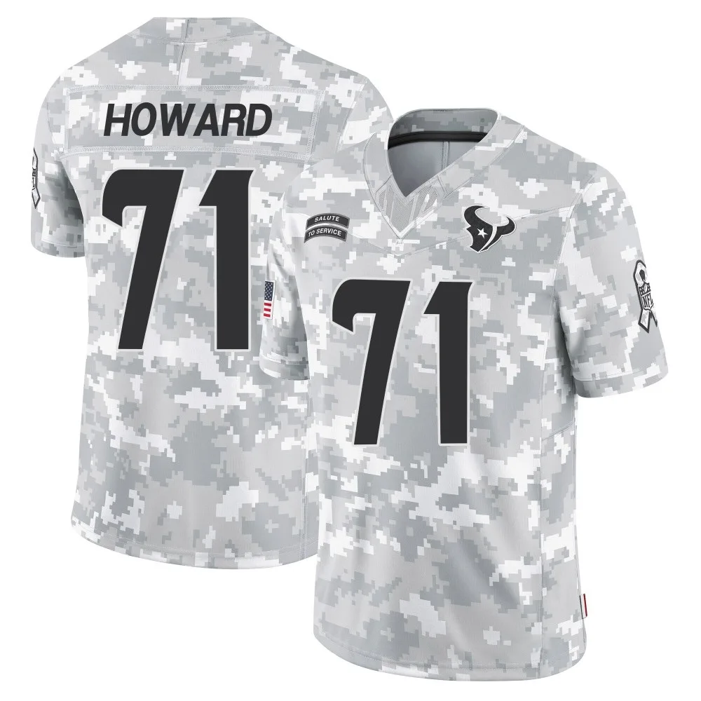 Youth Houston Texans Tytus Howard Nike 2024 Salute to Service Limited Arctic Camo Jersey Youth Houston Texans Tytus Howard Nike 2024 Salute to Service Limited Arctic Camo Jersey