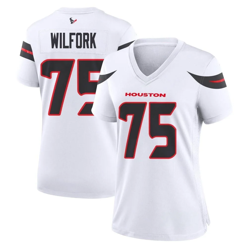 Women's Houston Texans Vince Wilfork Nike Game White Jersey Women's Houston Texans Vince Wilfork Nike Game White Jersey