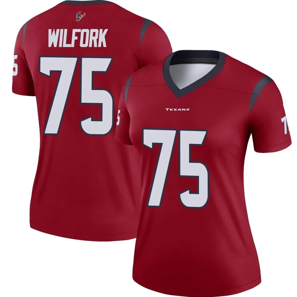 Women's Houston Texans Vince Wilfork Nike Legend Red Jersey Women's Houston Texans Vince Wilfork Nike Legend Red Jersey