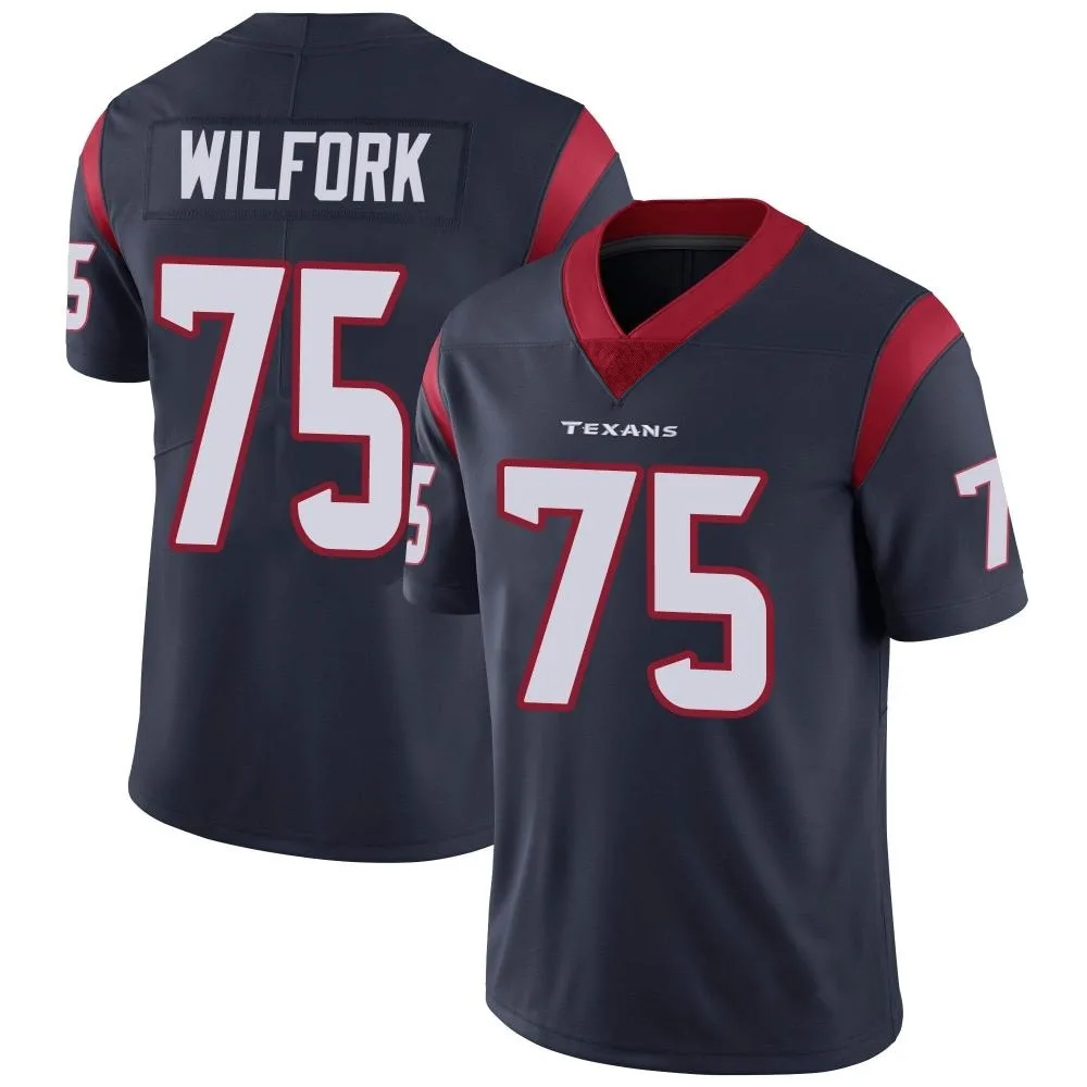 Youth Houston Texans Vince Wilfork Nike Team Color Vapor Untouchable Limited Navy Blue Jersey