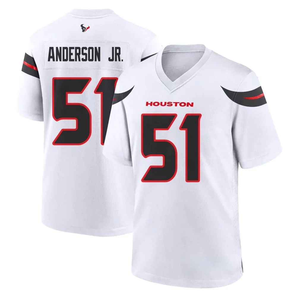Men's Houston Texans Will Anderson Jr. Nike Game White Jersey Men's Houston Texans Will Anderson Jr. Nike Game White Jersey