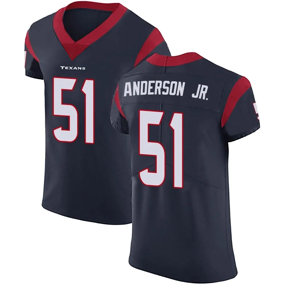 Men's Houston Texans Will Anderson Jr. Nike Team Color Vapor Untouchable Elite Navy Blue Jersey Men's Houston Texans Will Anderson Jr. Nike Team Color Vapor Untouchable Elite Navy Blue Jersey