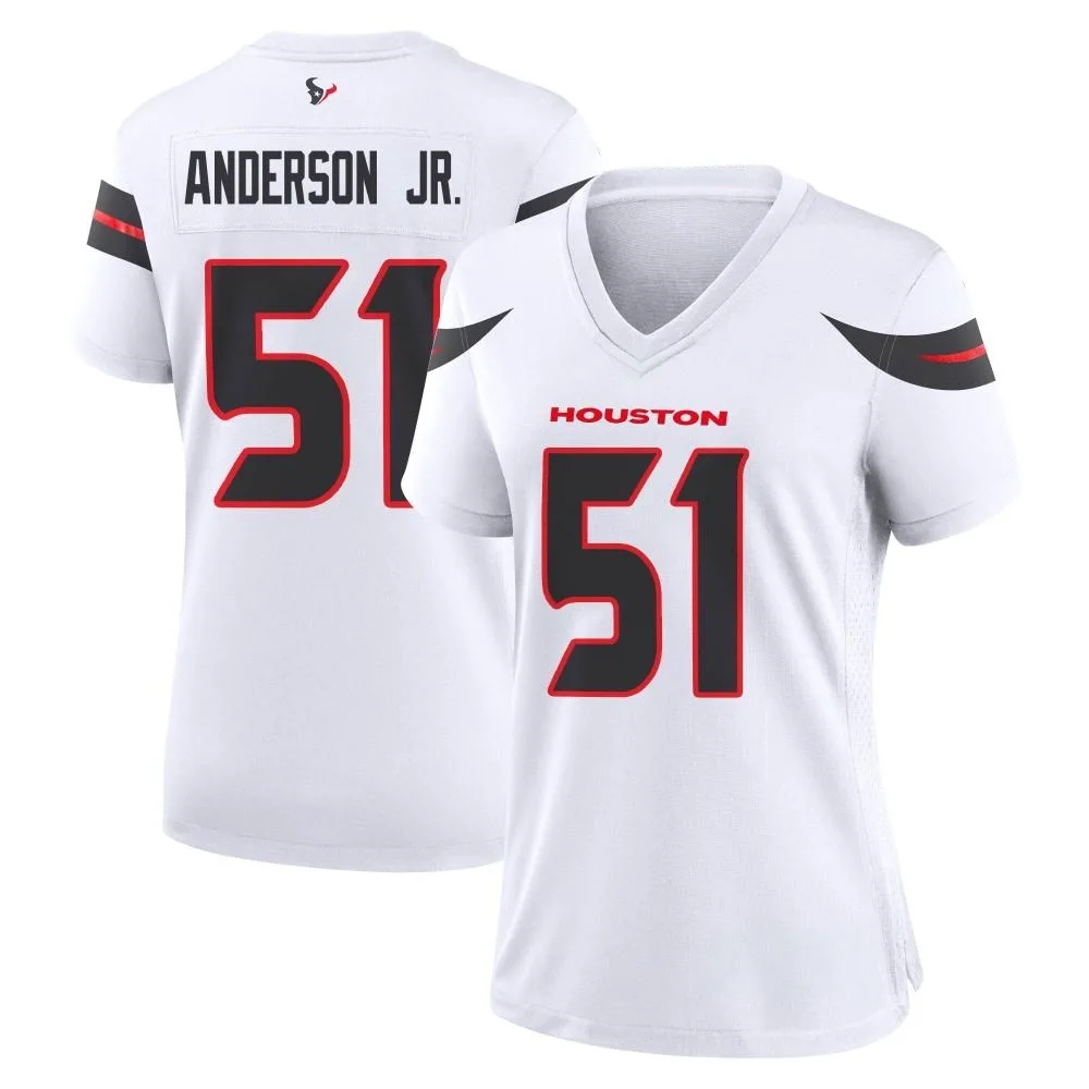 Women's Houston Texans Will Anderson Jr. Nike Game White Jersey Women's Houston Texans Will Anderson Jr. Nike Game White Jersey