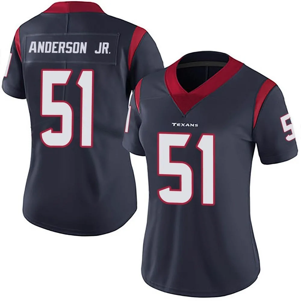 Women's Houston Texans Will Anderson Jr. Nike Team Color Vapor Untouchable Limited Navy Blue Jersey Women's Houston Texans Will Anderson Jr. Nike Team Color Vapor Untouchable Limited Navy Blue Jersey