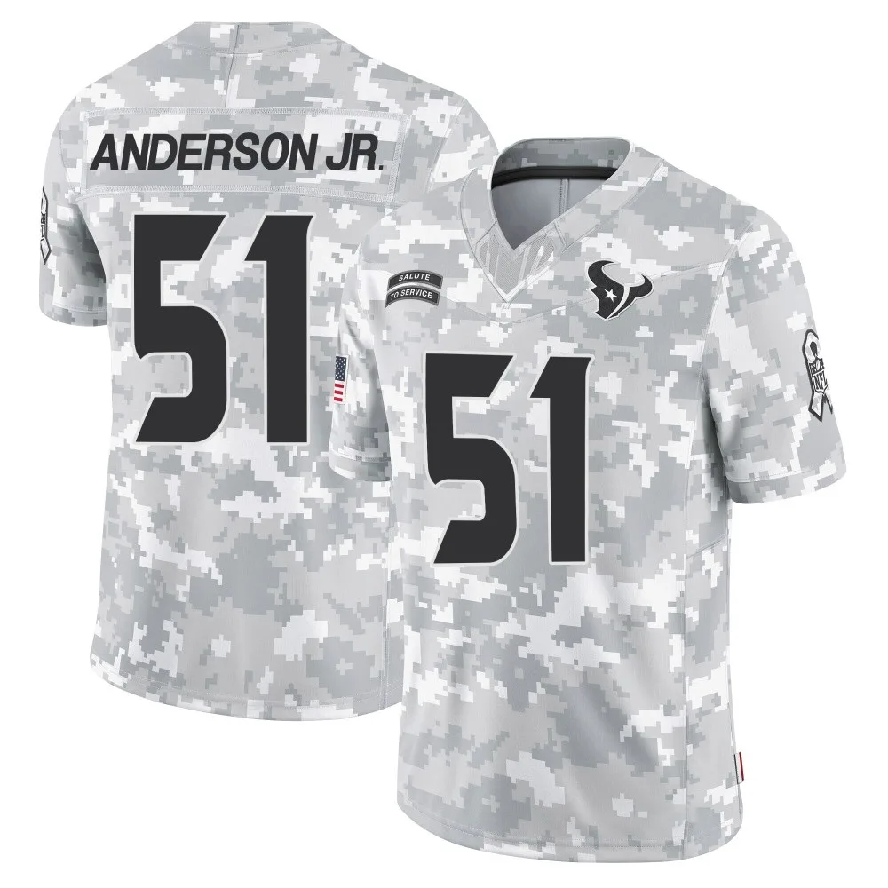 Youth Houston Texans Will Anderson Jr. Nike 2024 Salute to Service Limited Arctic Camo Jersey Youth Houston Texans Will Anderson Jr. Nike 2024 Salute to Service Limited Arctic Camo Jersey