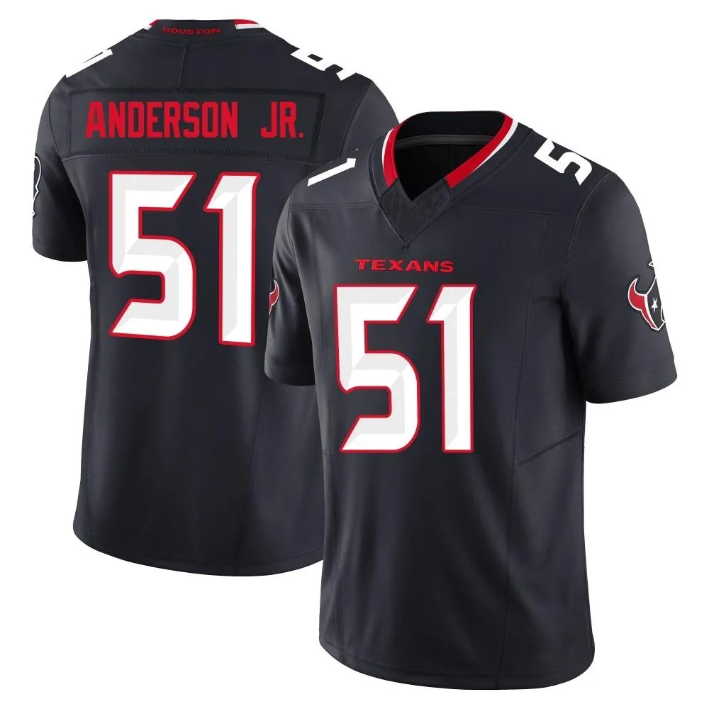 Youth Houston Texans Will Anderson Jr. Nike Alternate Vapor F.U.S.E. Limited Navy Jersey Youth Houston Texans Will Anderson Jr. Nike Alternate Vapor F.U.S.E. Limited Navy Jersey