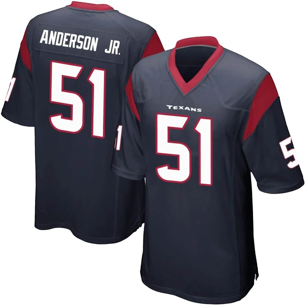 Youth Houston Texans Will Anderson Jr. Nike Team Color Game Navy Blue Jersey Youth Houston Texans Will Anderson Jr. Nike Team Color Game Navy Blue Jersey