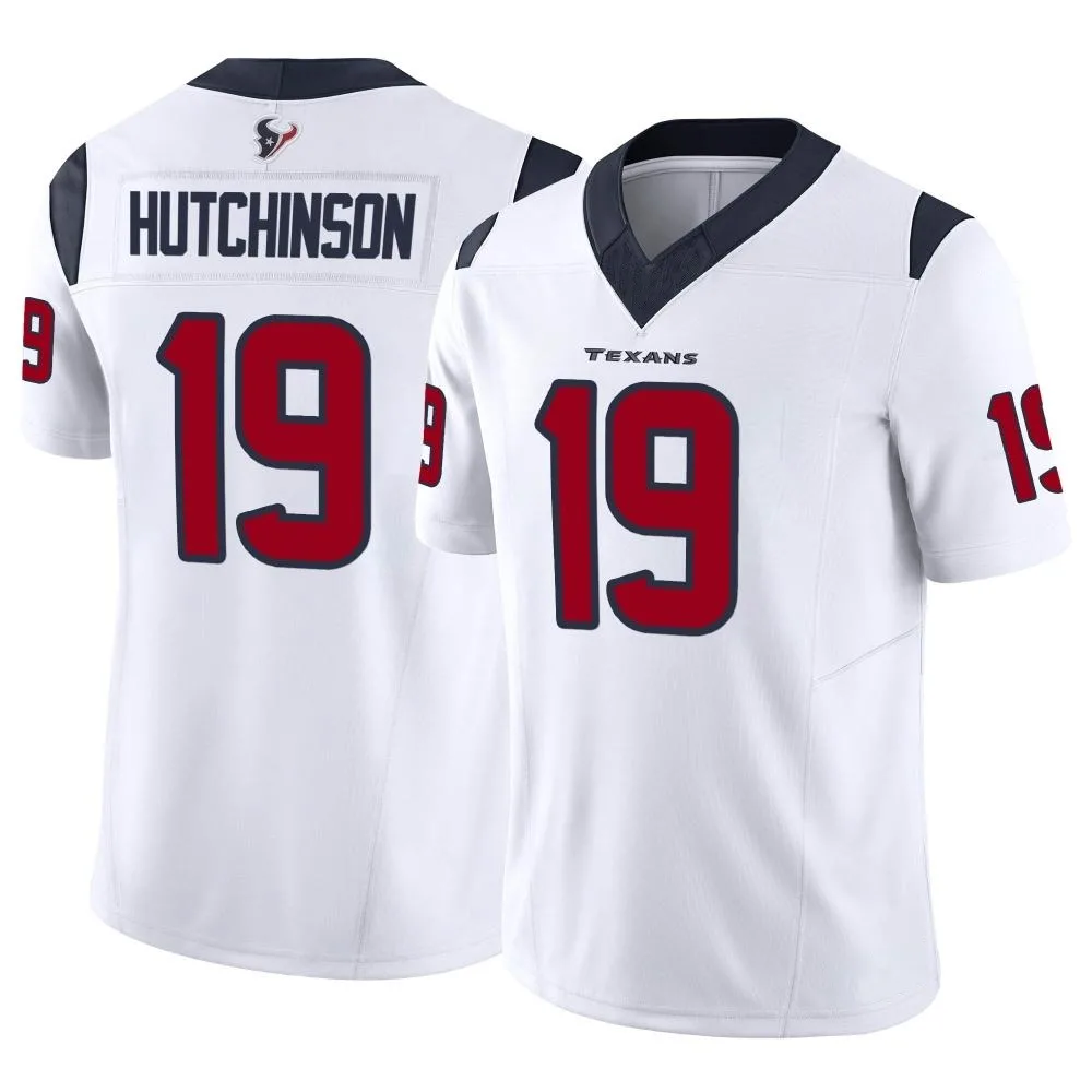 Men's Houston Texans Xavier Hutchinson Nike Vapor F.U.S.E. Limited White Jersey Men's Houston Texans Xavier Hutchinson Nike Vapor F.U.S.E. Limited White Jersey