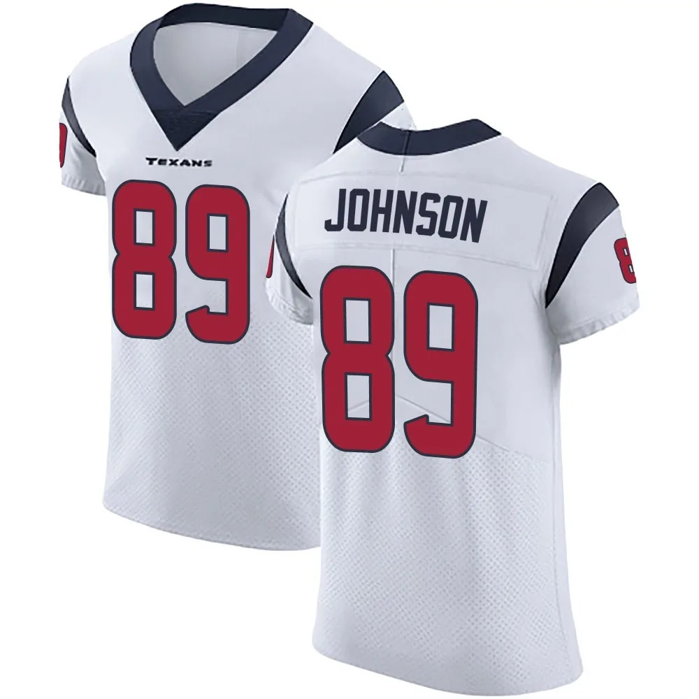 Men's Houston Texans Xavier Johnson Nike Vapor Untouchable Elite White Jersey Men's Houston Texans Xavier Johnson Nike Vapor Untouchable Elite White Jersey