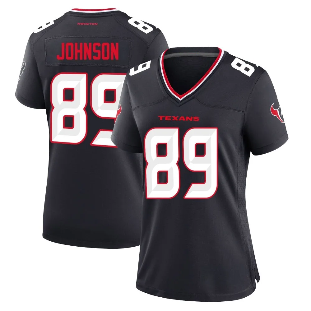 Women's Houston Texans Xavier Johnson Nike Team Game Navy Jersey Women's Houston Texans Xavier Johnson Nike Team Game Navy Jersey
