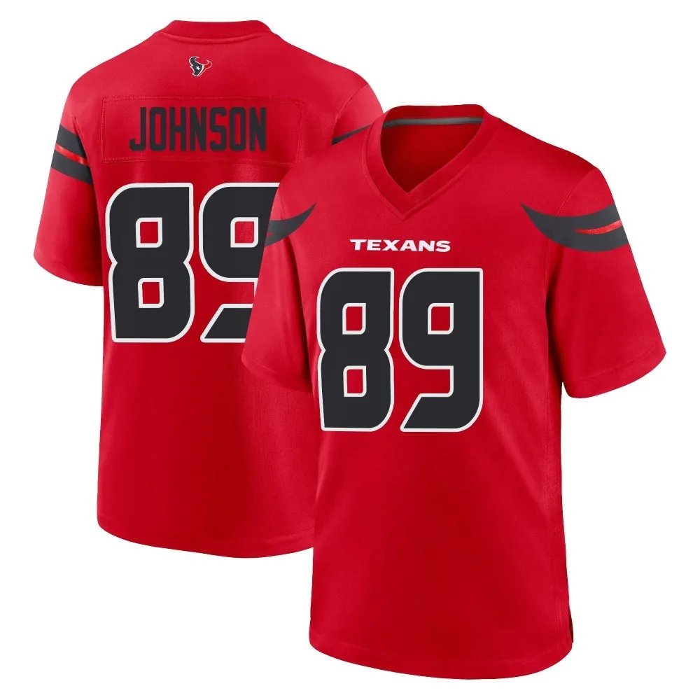 Youth Houston Texans Xavier Johnson Nike Alternate Game Red Jersey Youth Houston Texans Xavier Johnson Nike Alternate Game Red Jersey