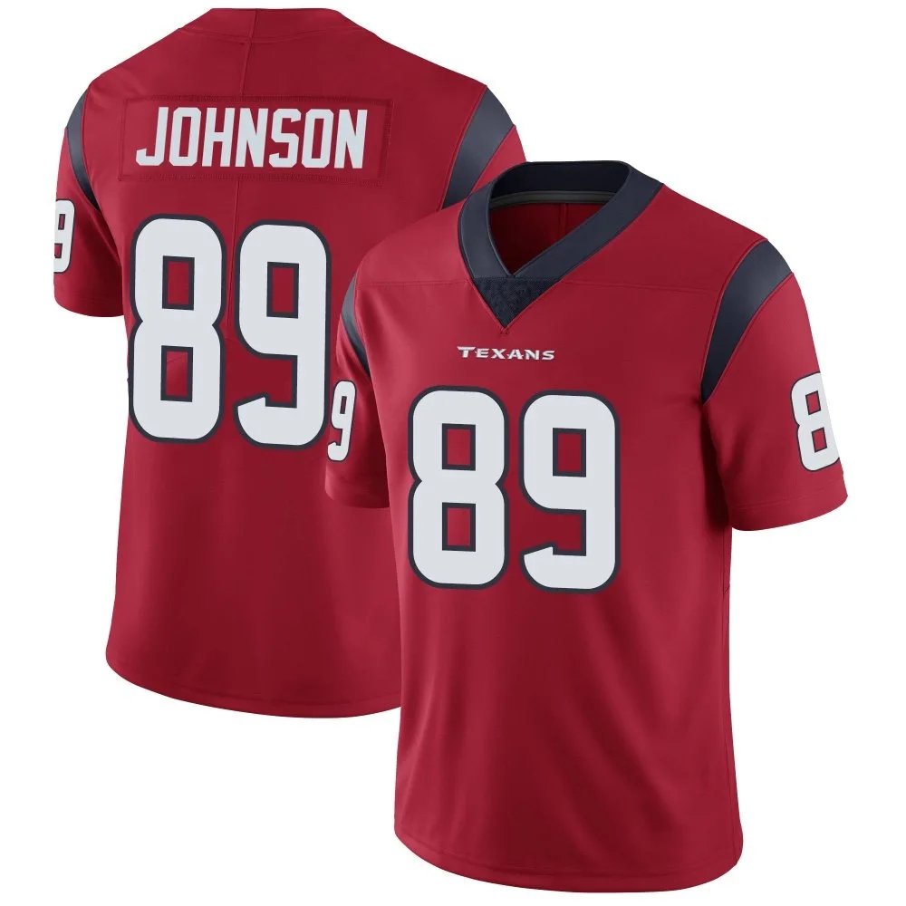 Youth Houston Texans Xavier Johnson Nike Alternate Vapor Untouchable Limited Red Jersey Youth Houston Texans Xavier Johnson Nike Alternate Vapor Untouchable Limited Red Jersey
