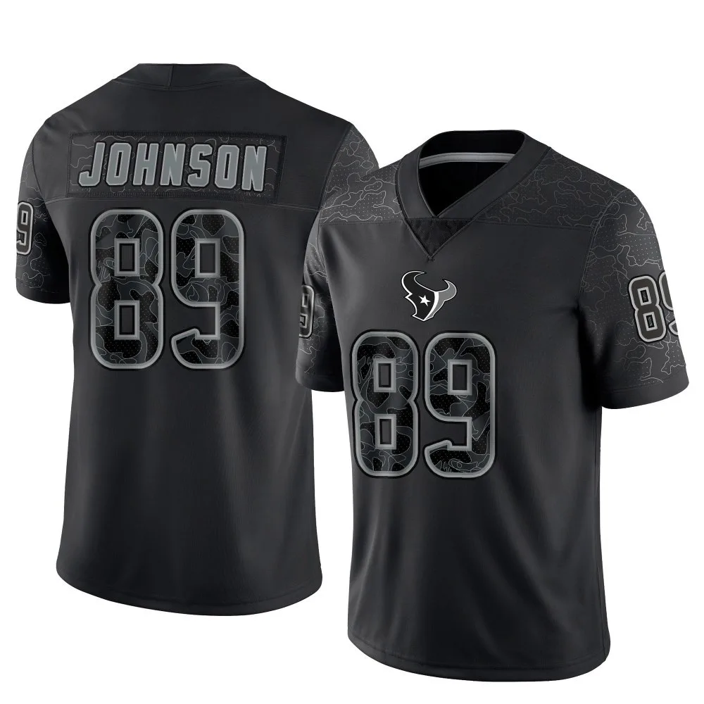 Youth Houston Texans Xavier Johnson Nike Reflective Limited Black Jersey Youth Houston Texans Xavier Johnson Nike Reflective Limited Black Jersey