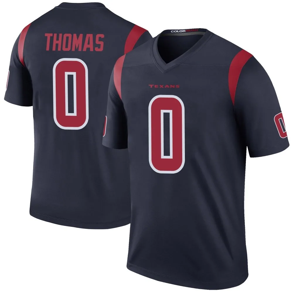 Men's Houston Texans Zach Thomas Nike Color Rush Legend Navy Jersey Men's Houston Texans Zach Thomas Nike Color Rush Legend Navy Jersey