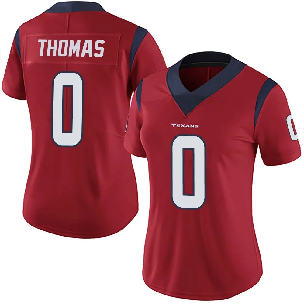 Women's Houston Texans Zach Thomas Nike Alternate Vapor Untouchable Limited Red Jersey Women's Houston Texans Zach Thomas Nike Alternate Vapor Untouchable Limited Red Jersey
