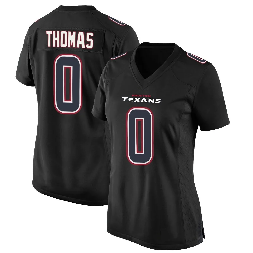 Women's Houston Texans Zach Thomas Nike Fashion Game Black Jersey Women's Houston Texans Zach Thomas Nike Fashion Game Black Jersey
