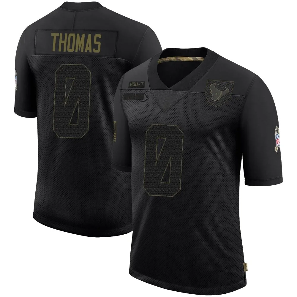 Youth Houston Texans Zach Thomas Nike 2020 Salute To Service Limited Black Jersey Youth Houston Texans Zach Thomas Nike 2020 Salute To Service Limited Black Jersey